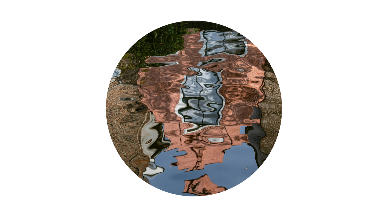 Abstract reflection representing unique perspectives