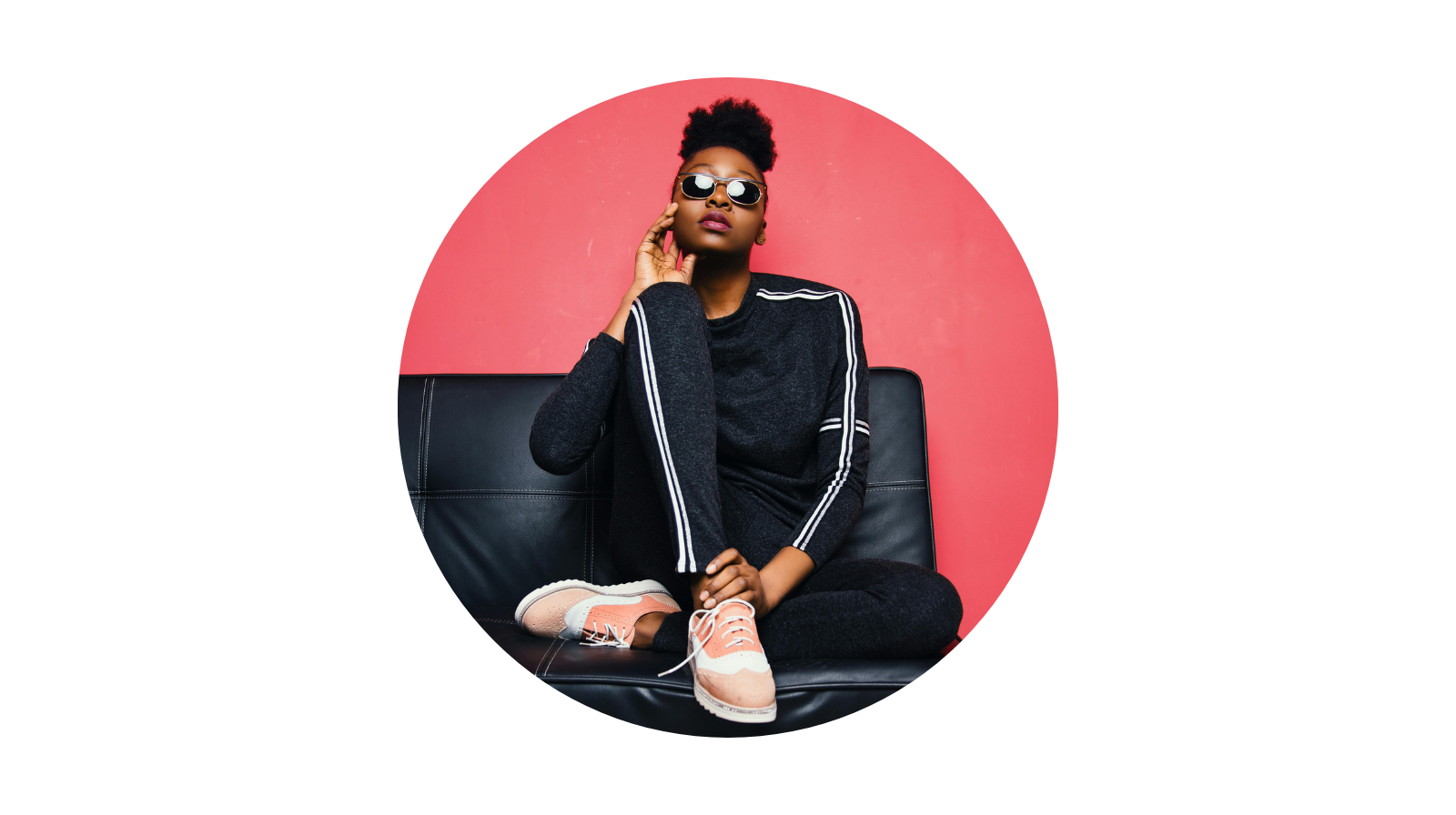 Fashion-forward person expressing personal style